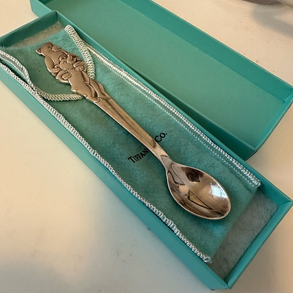 Tiffany and Co baby silver spoon